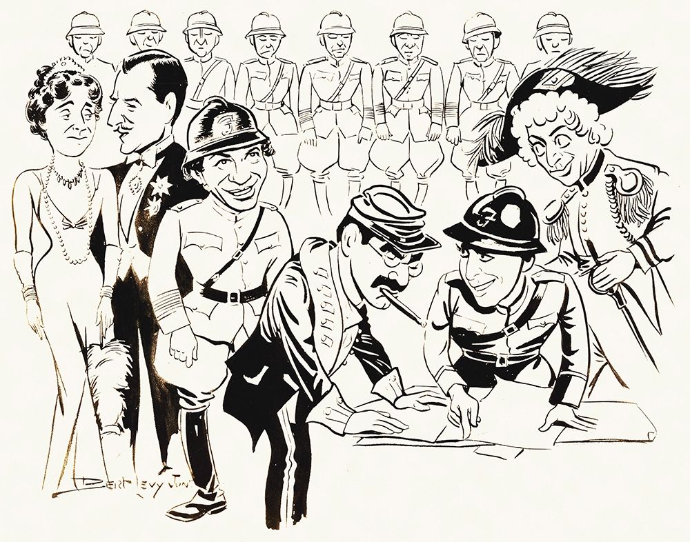 Marx Brothers - Duck Soup - Drawings 01