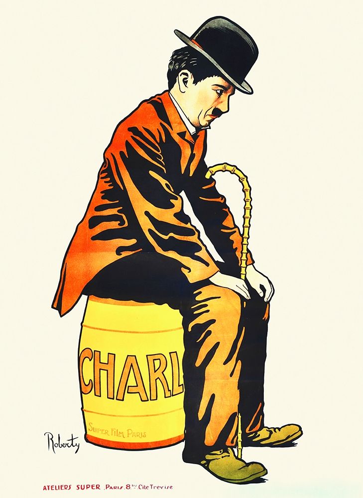 Charlie Chaplin - French - Poster, 1922