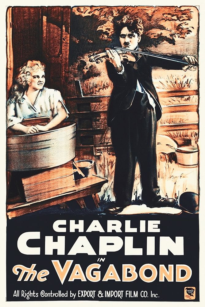 Charlie Chaplin - French - The Vagabond, 1916