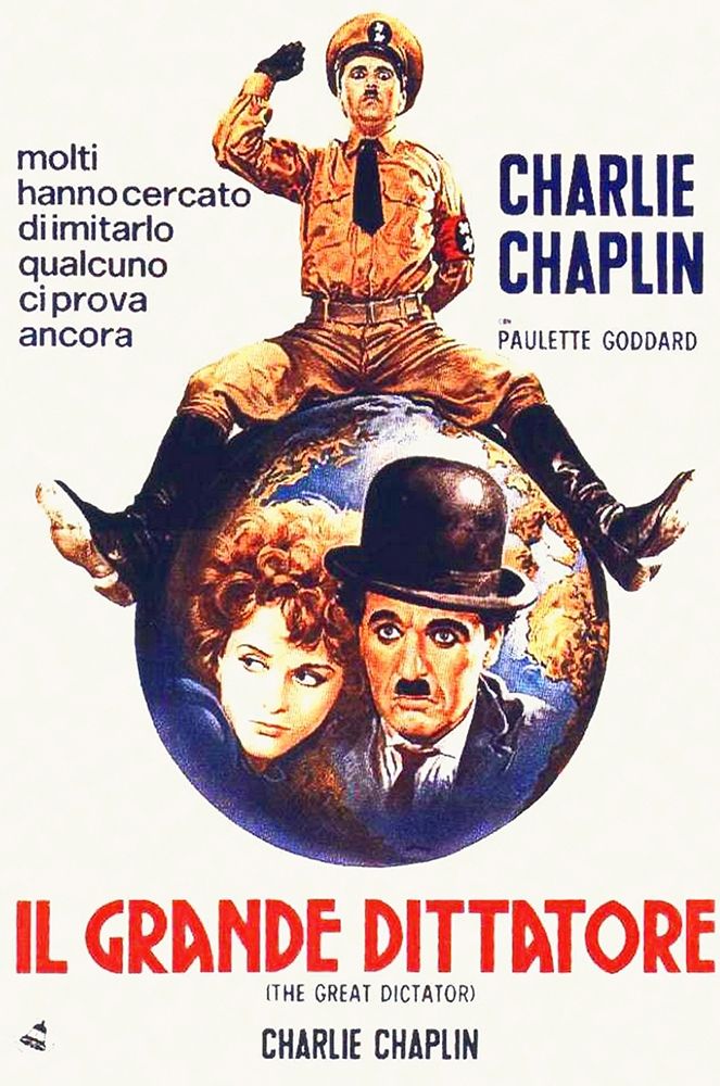 Charlie Chaplin - Italian - The Great Dictator, 1940