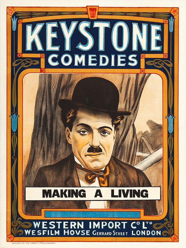 Charlie Chaplin - Making A Living, 1914