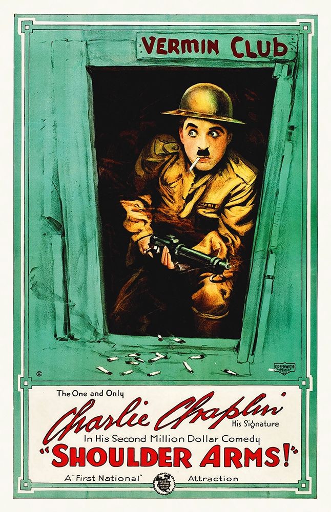 Charlie Chaplin - Shoulder Arms, 1918
