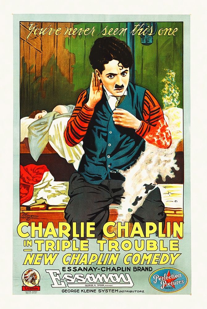 Charlie Chaplin - Triple Trouble, 1918