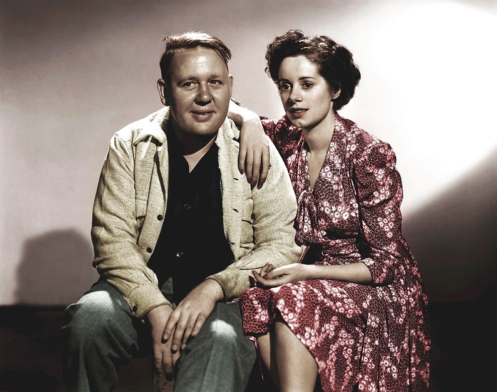 Charles Laughton with Elsa Lanchester