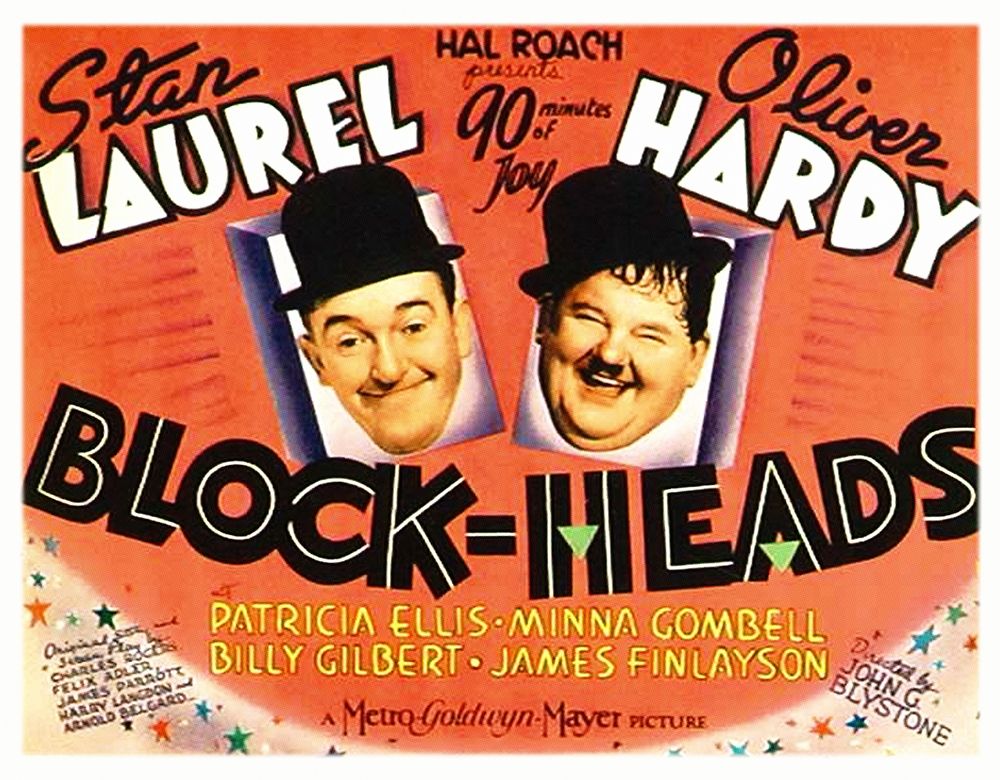 Laurel and Hardy - Block-Heads, 1938