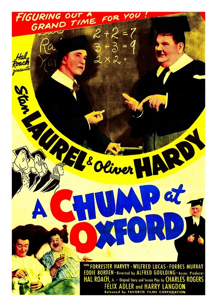 Laurel and Hardy - Chump at Oxford, 1940