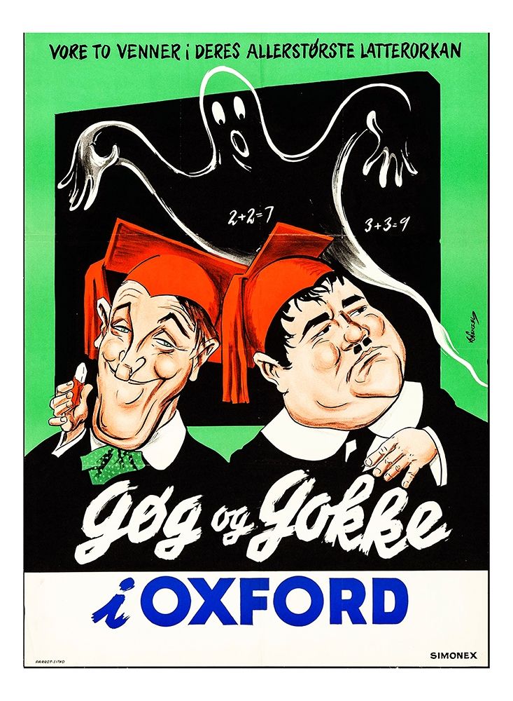 Laurel and Hardy - Norwegian - A Chump At Oxford