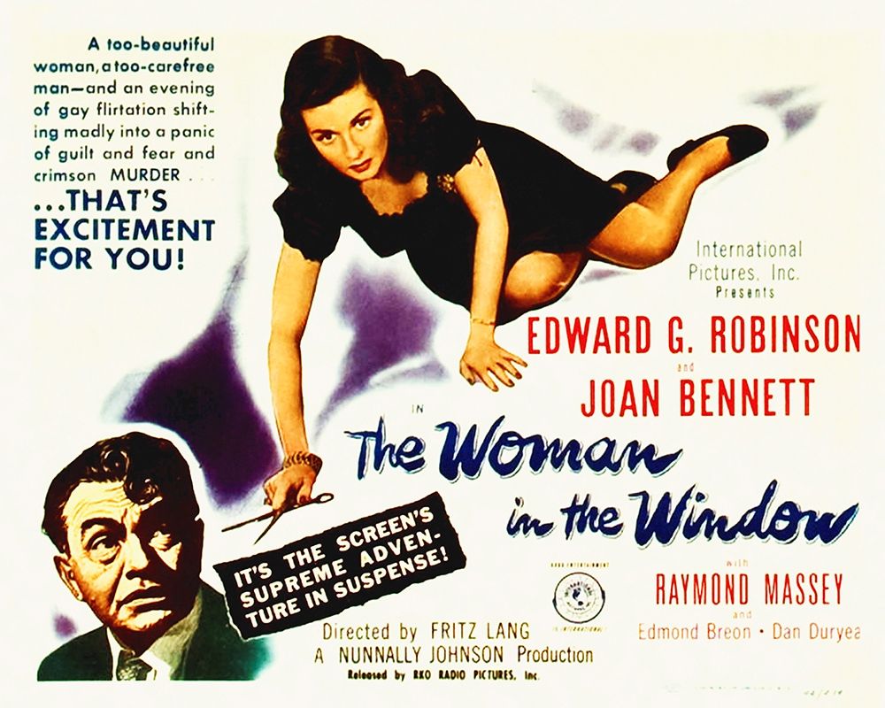 The Woman In The Window   Directed By Fritz Lang   1944