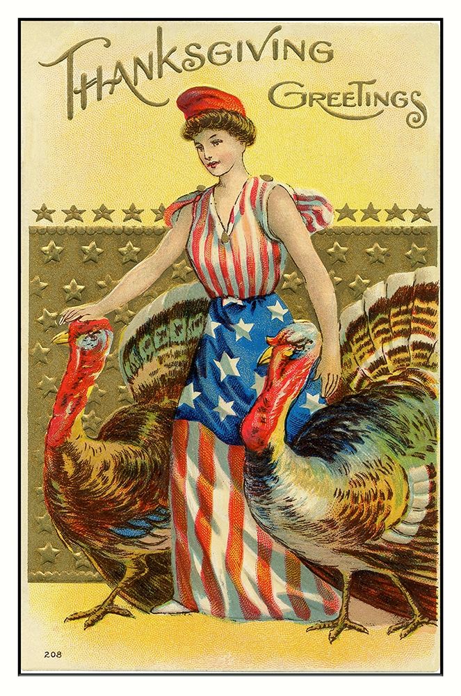Thanksgiving Fairy Litho
