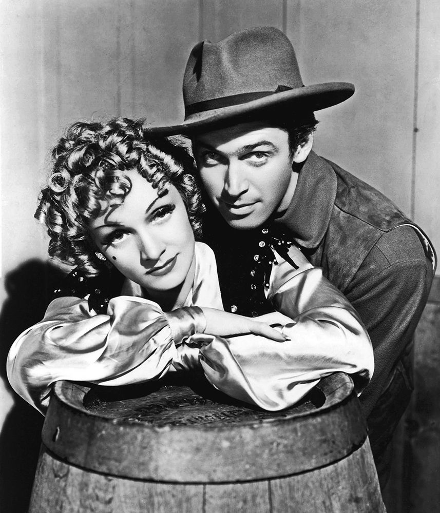 Destry Rides Again - Marlene Dietrich with James Stewart