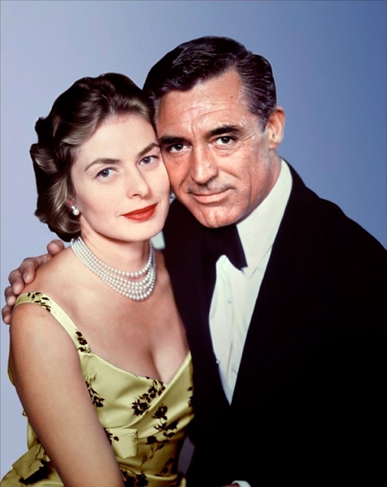 Cary Grant with Ingrid Bergman