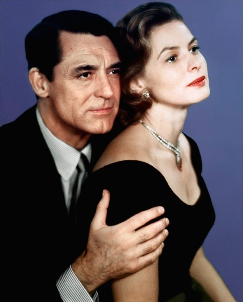 Cary Grant with Ingrid Bergman
