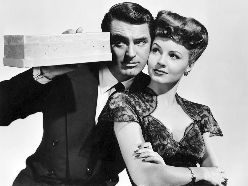 Cary Grant with Janet Blair