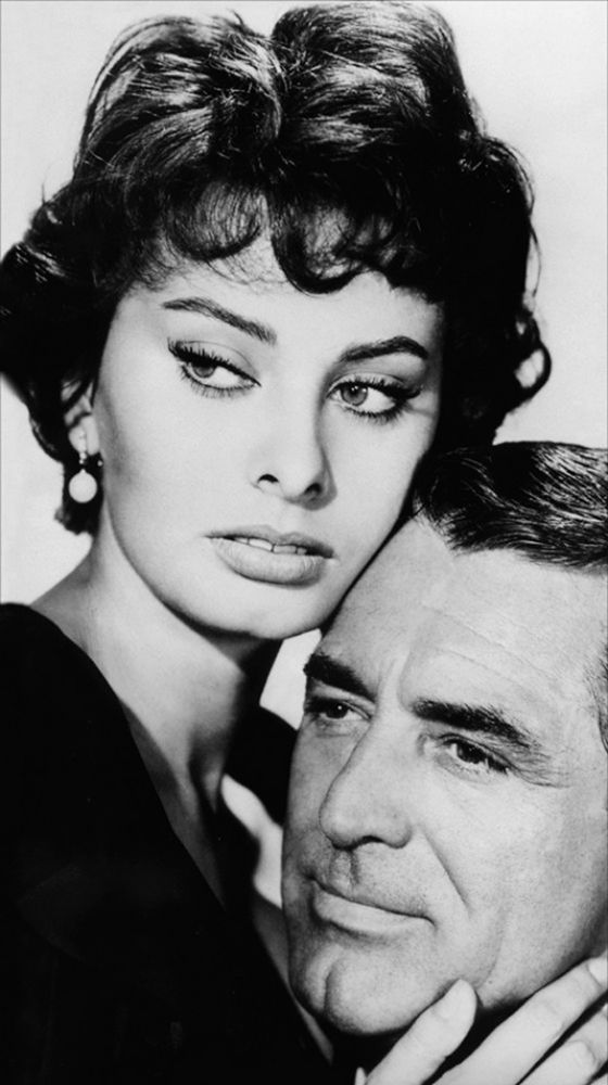 Cary Grant with Sophia Loren