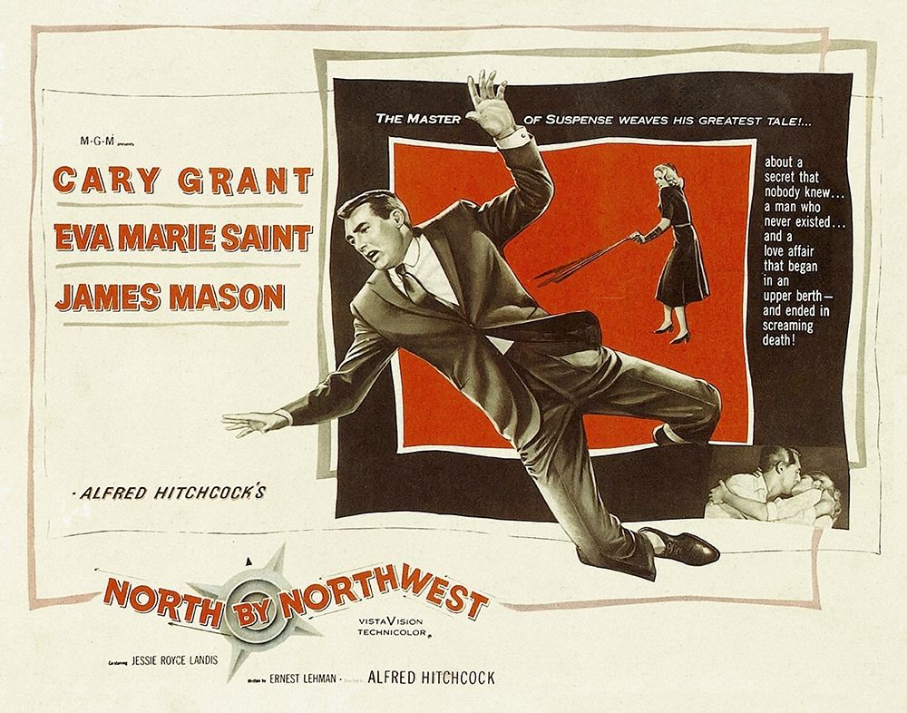 North by Northwest - Lobby Card