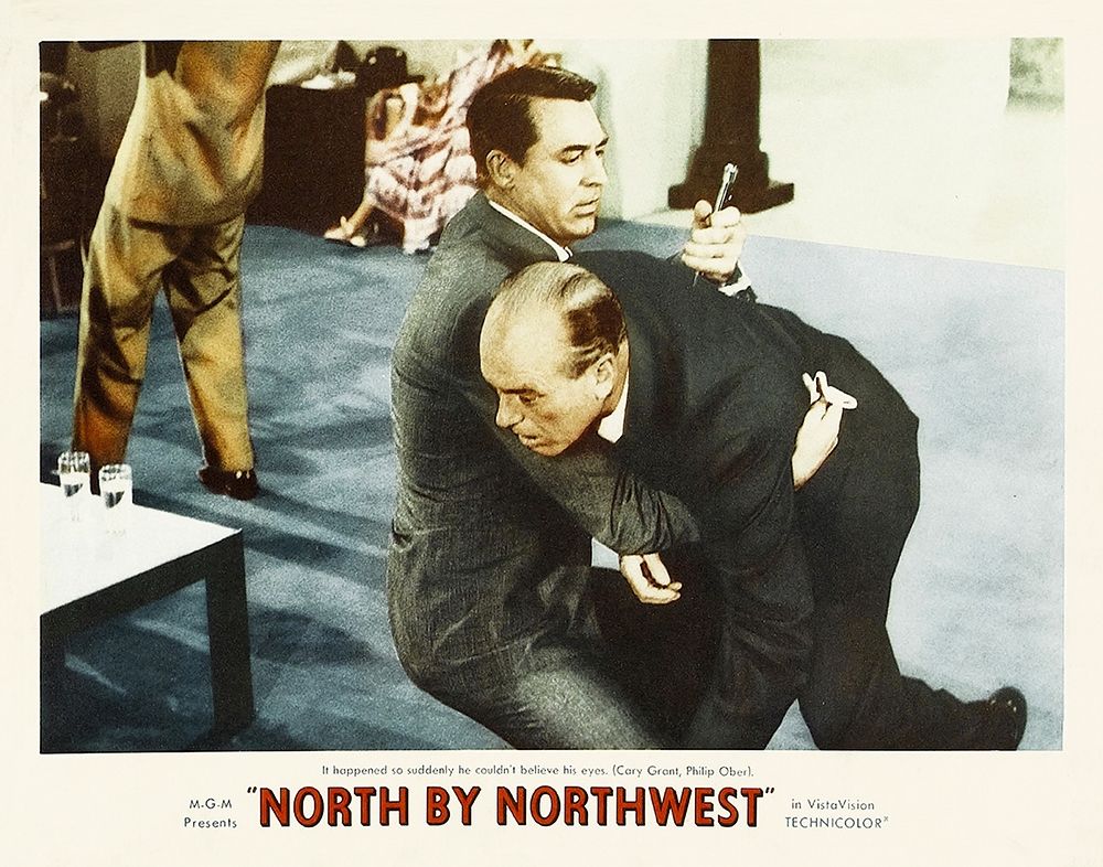 North by Northwest - Lobby Card