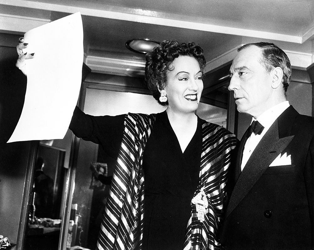 Sunset Boulevard - Gloria Swanson with Buster Keaton