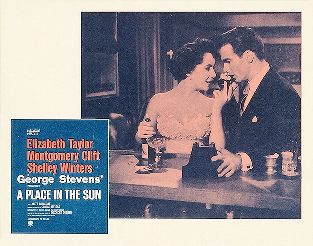 Elizabeth Taylor - A Place in the Sun - Lobby Card