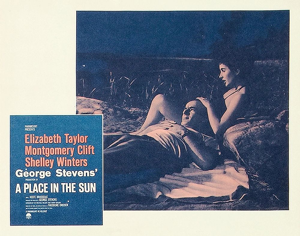 Elizabeth Taylor - A Place in the Sun - Lobby Card