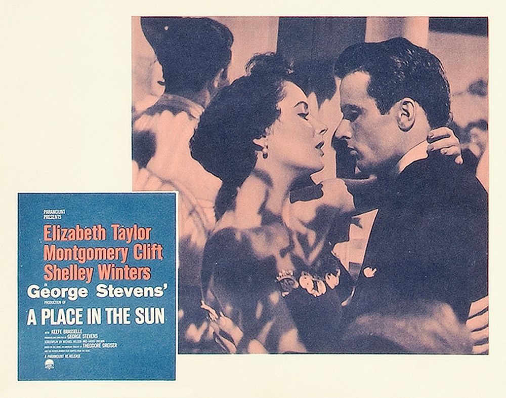 Elizabeth Taylor - A Place in the Sun - Lobby Card