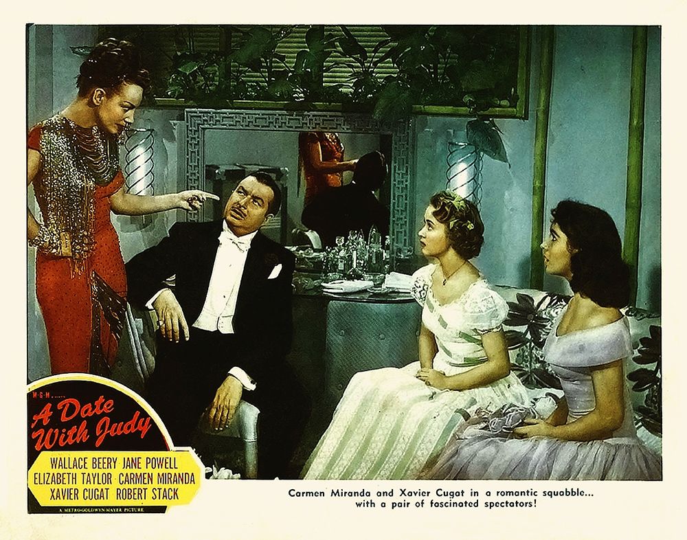 Elizabeth Taylor - A Date with Judy - Lobby Card
