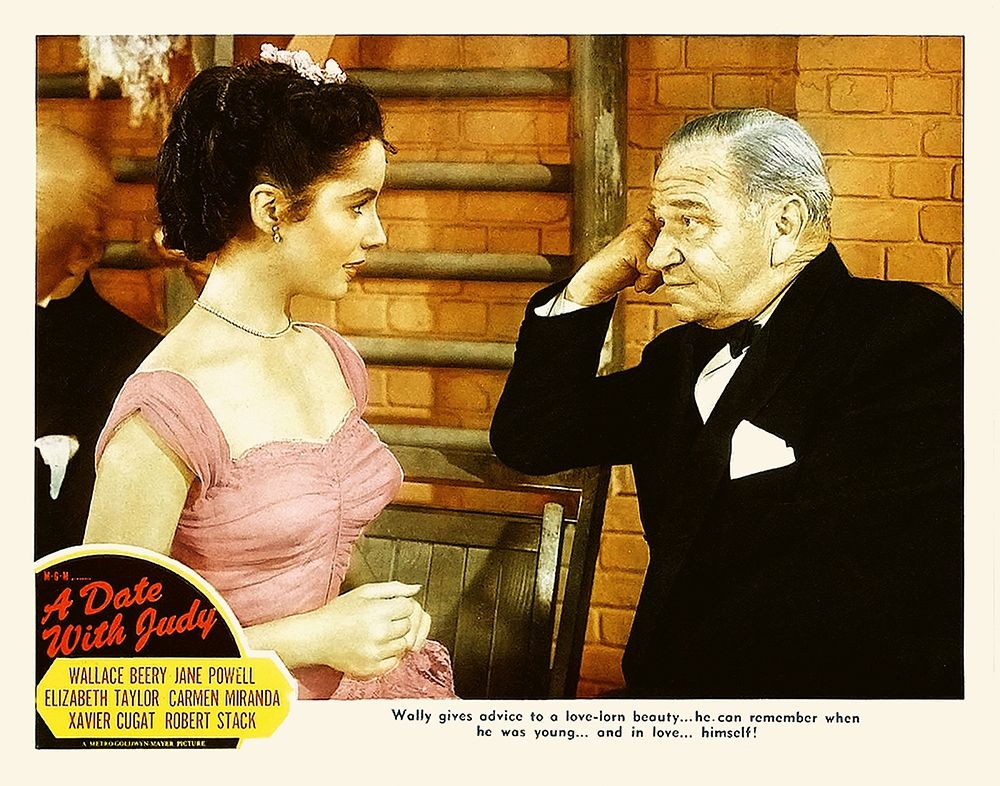 Elizabeth Taylor - A Date with Judy - Lobby Card