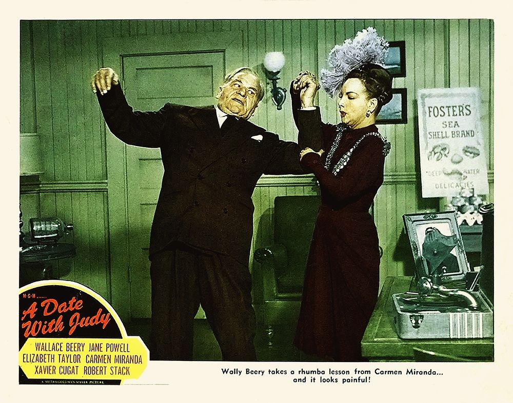 Elizabeth Taylor - A Date with Judy - Lobby Card