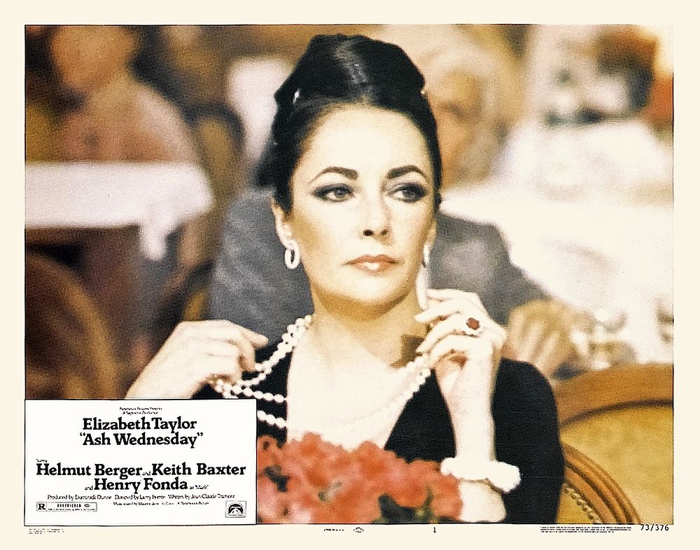 Elizabeth Taylor - Ash Wednesday - Lobby Card