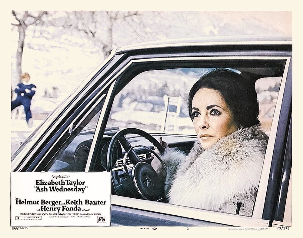 Elizabeth Taylor - Ash Wednesday - Lobby Card