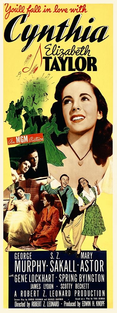Elizabeth Taylor - Cynthia - Poster