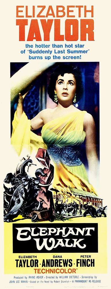 Elizabeth Taylor - Elephant Walk - Poster