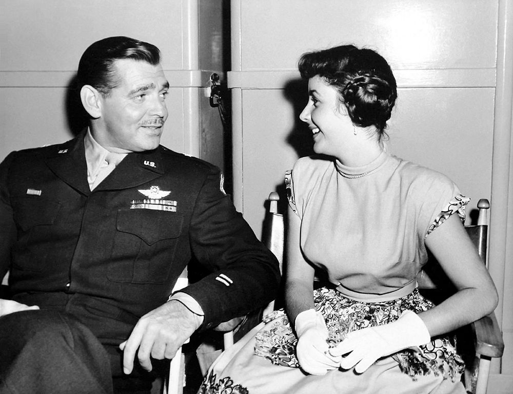 Elizabeth Taylor and Clark Gable