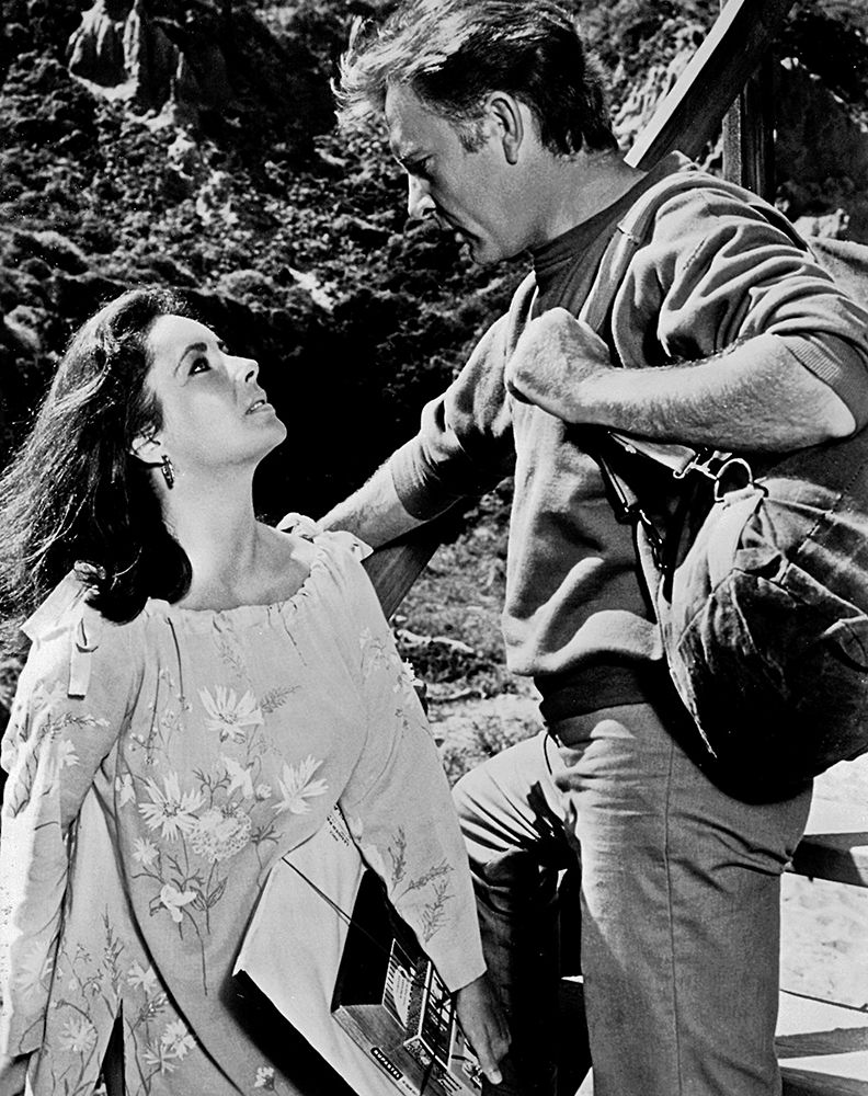 Elizabeth Taylor and Richard Burton