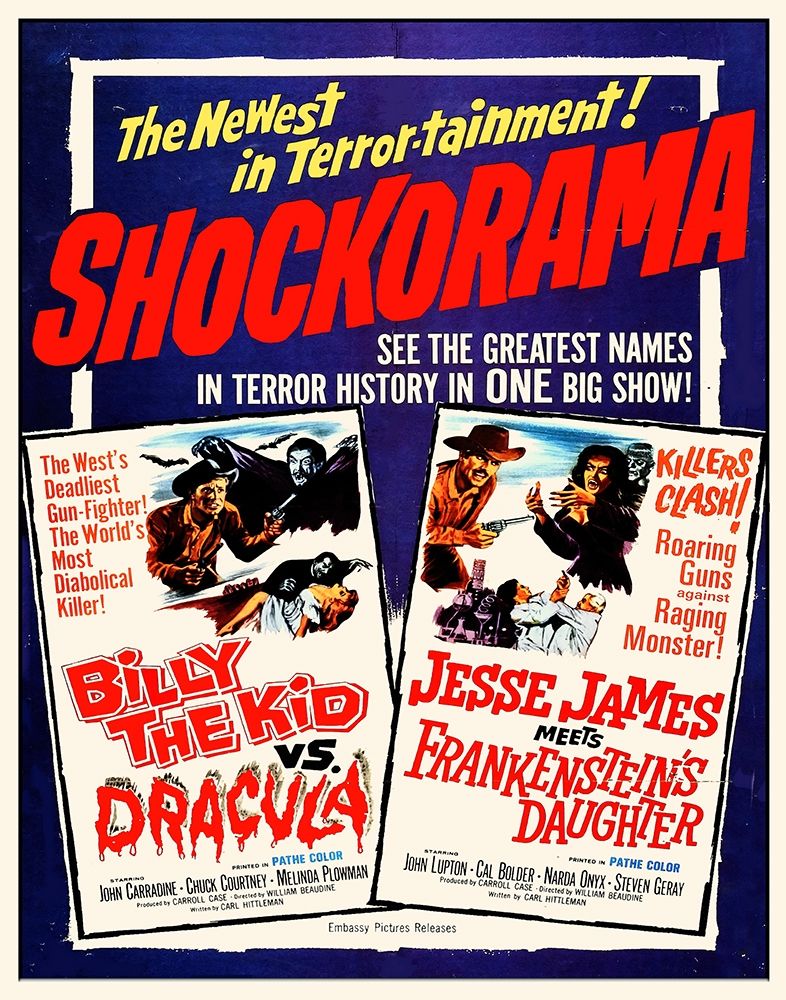 Double Feature - Billy the Kid vs. Dracula and Jesse James Meets Frankensteins Daughter