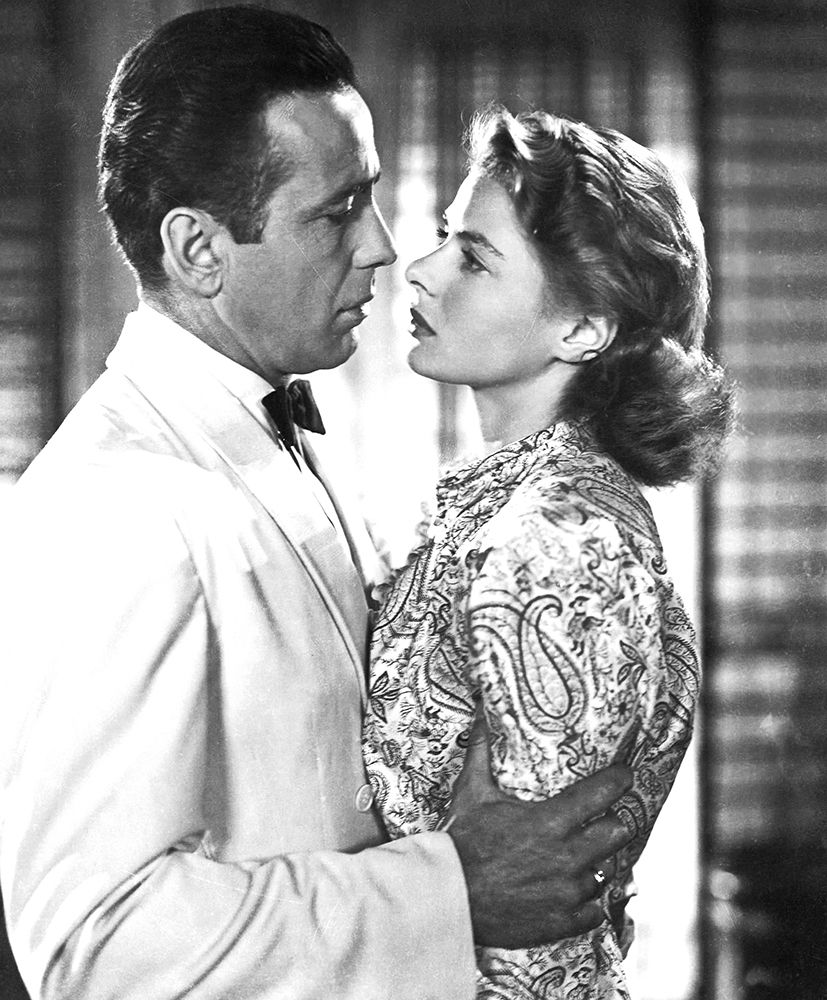 Borgart and Bergman in Casablanca