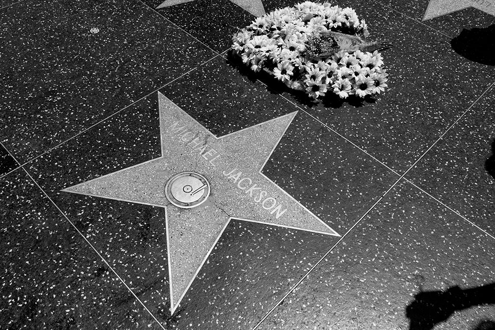 Michael Jacksons star on the Hollywood Walk of Fame Los Angeles California