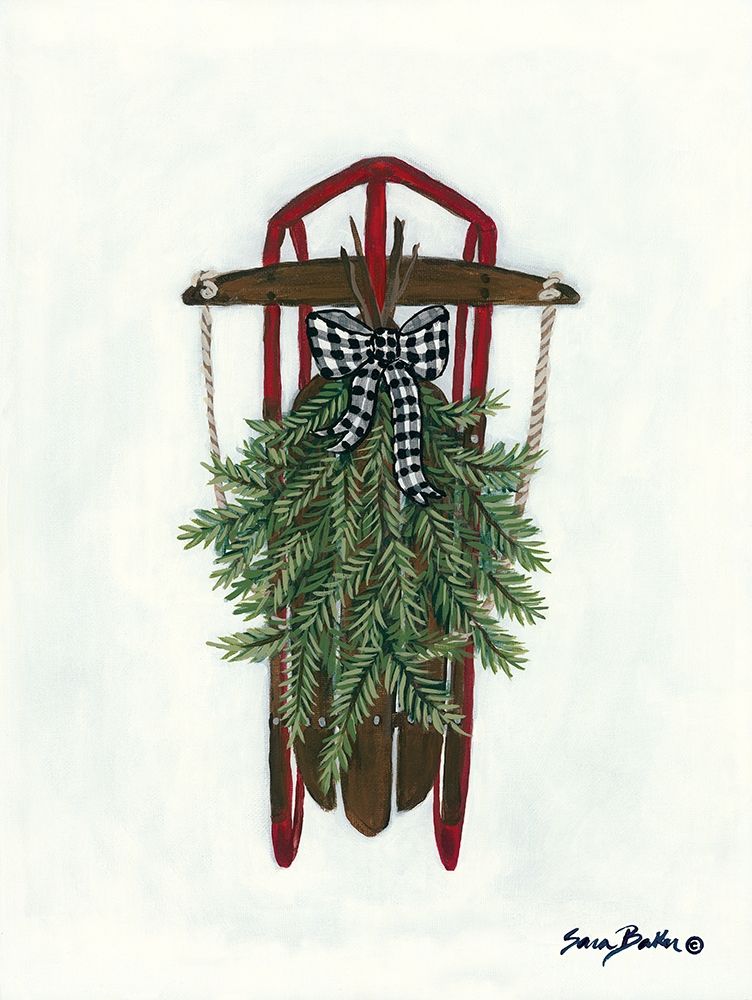 Vintage Winter Sled