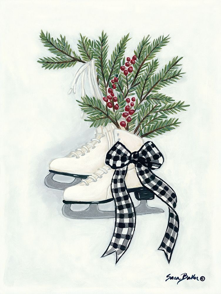 Vintage Winter Ice Skates