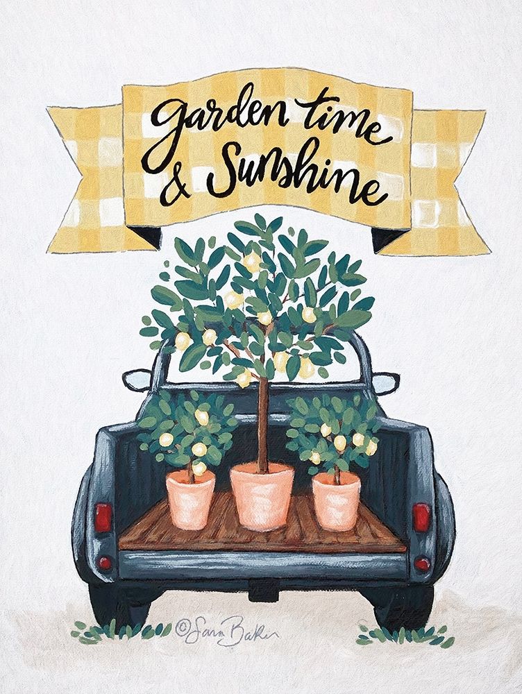 Garden Time And Sunshine I
