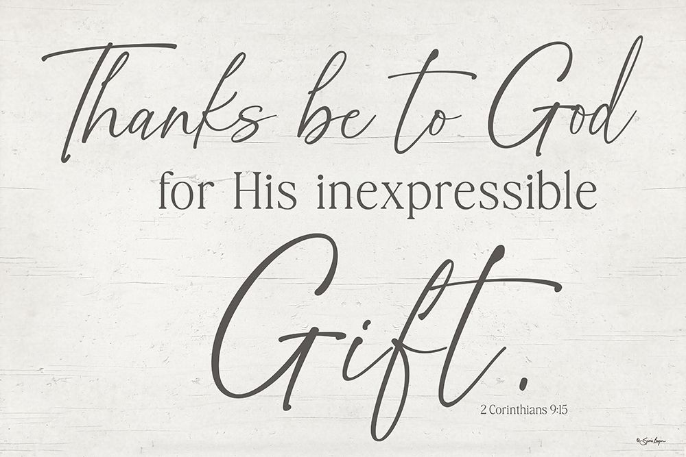 Thanks be to God