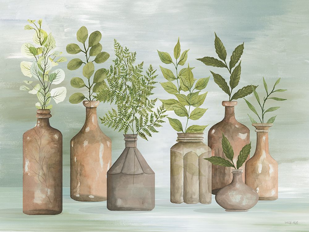 Greenery in Bottles I