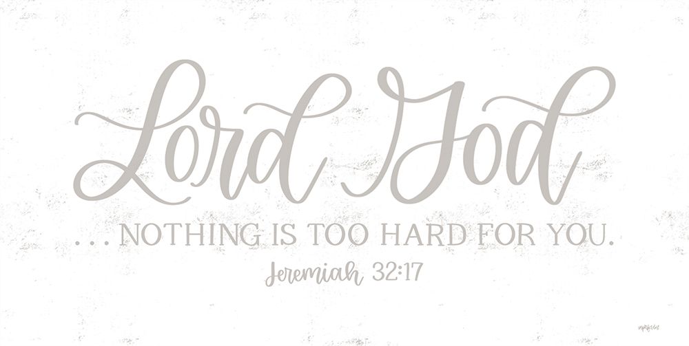 Lord God