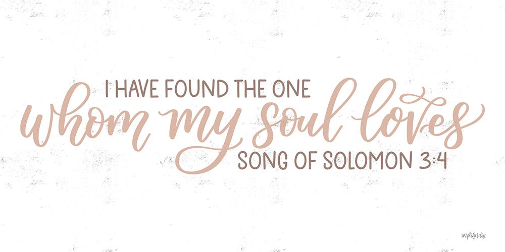Whom My Soul Loves