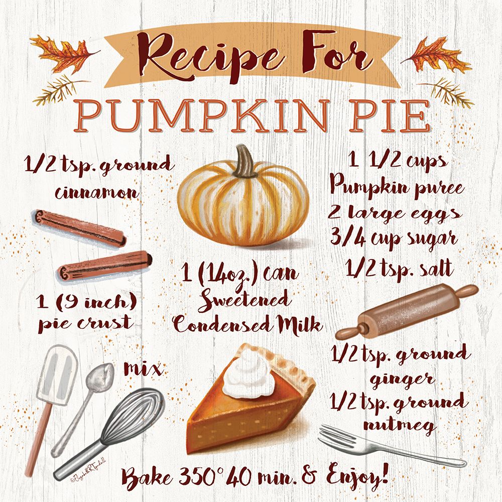 Pumpkin Pie Recipe