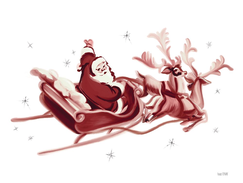 Retro Santa