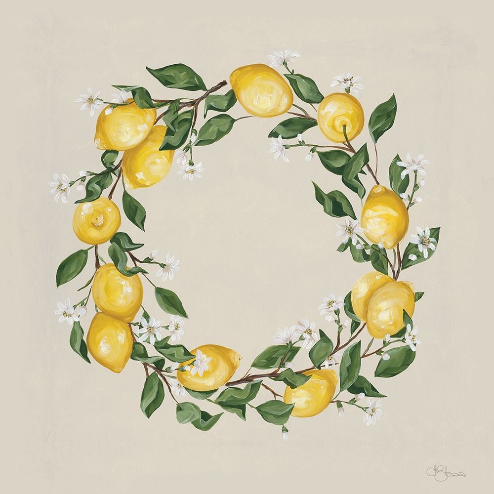 Lemon Wreath