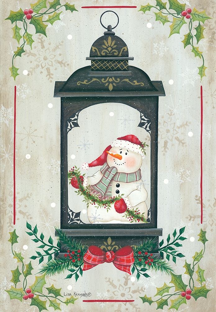 Snowman Lantern