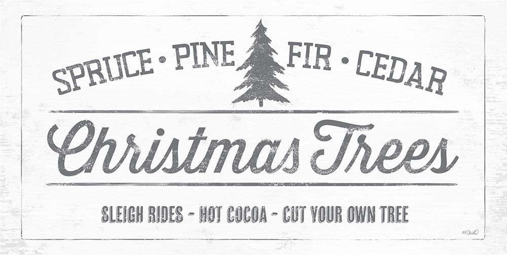 Christmas Trees Sign