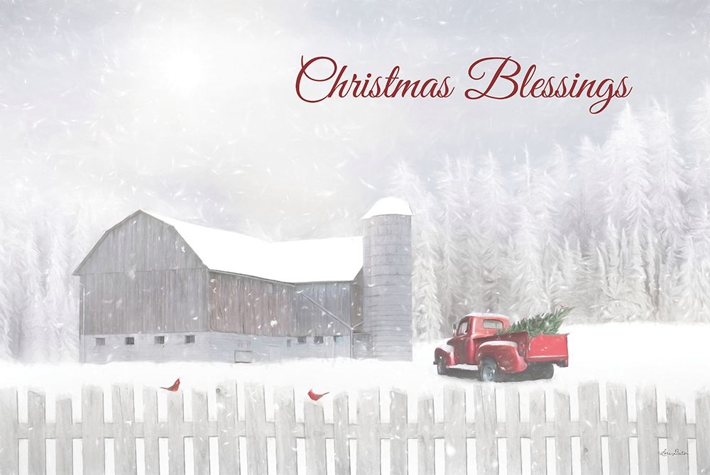 Christmas Blessings with Truck
