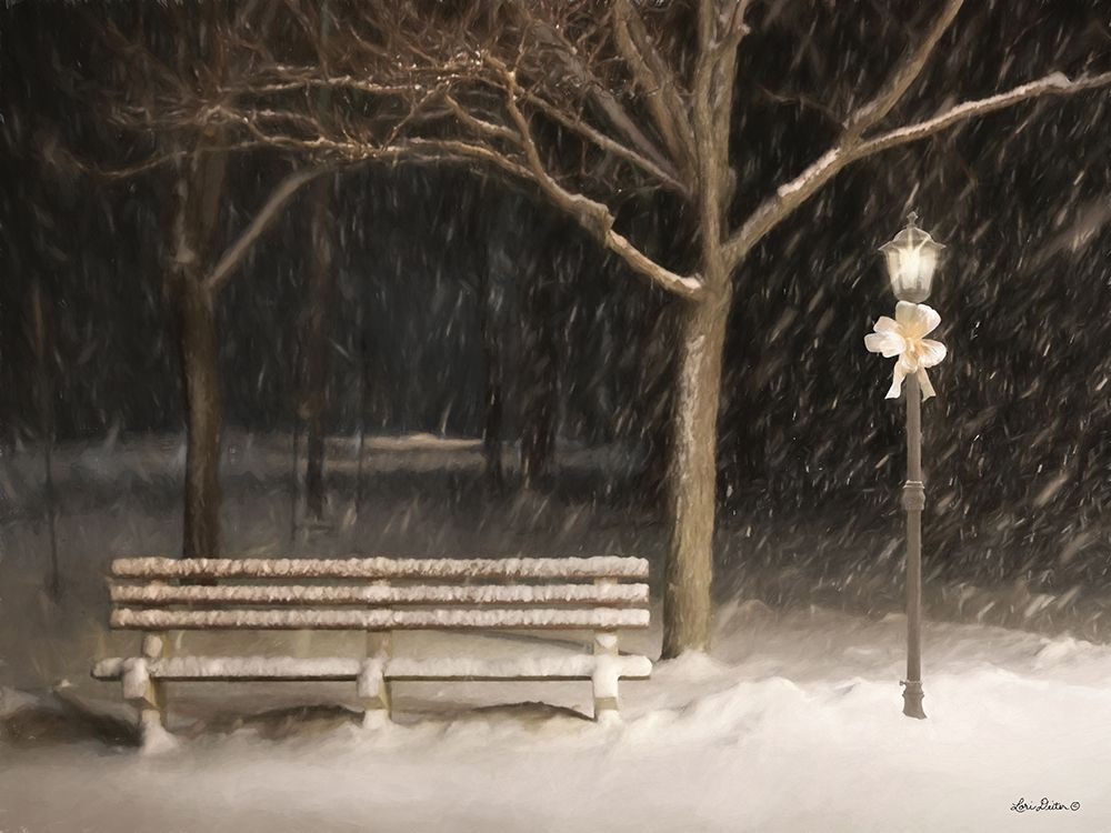 Snowy Bench